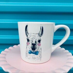 Magenta Lama Mug‎ and Trinket Tray Dish